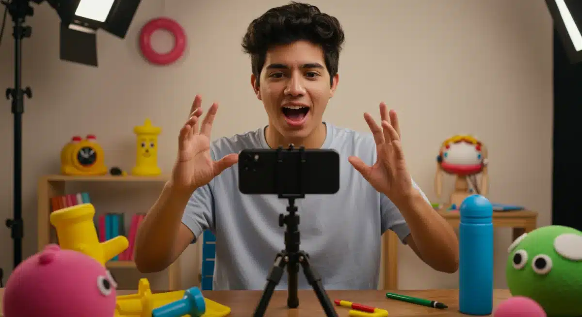 Creator filming engaging video for Snapchat Spotlight Challenge