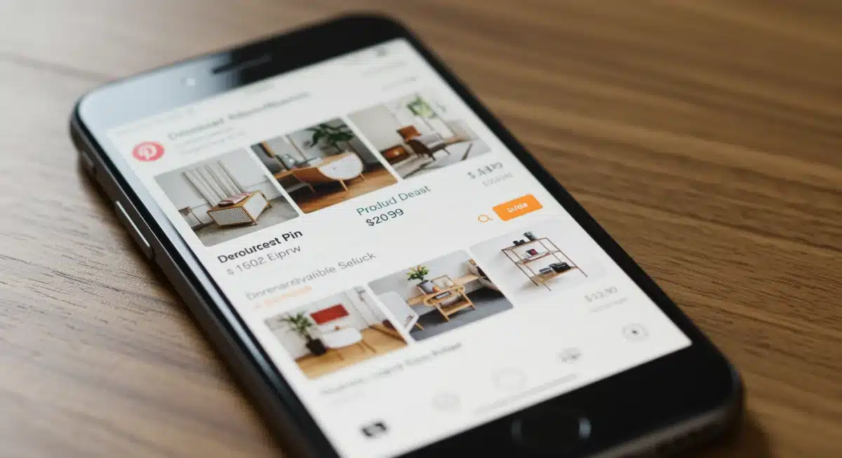 Detailed Pinterest Product Pin on a smartphone screen