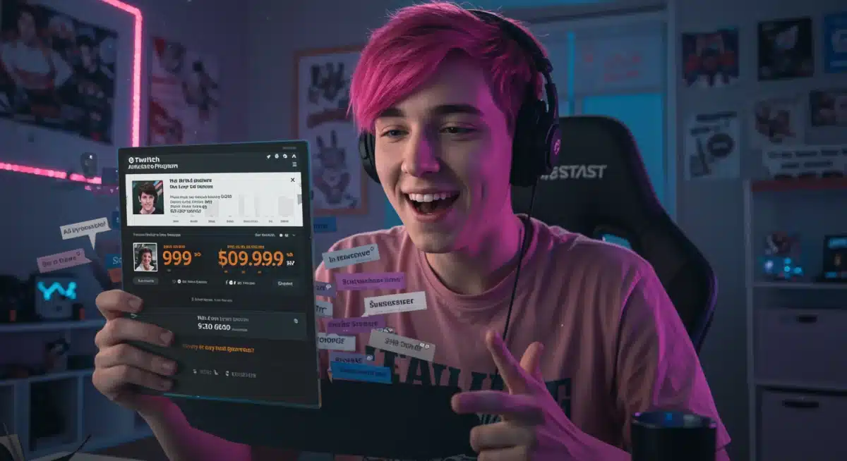 Streamer celebrating increased ad and subscription revenue