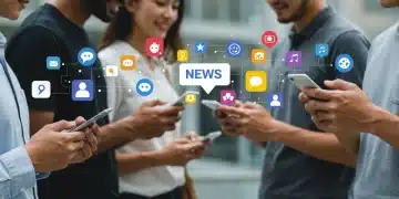 Americans consuming news primarily from social media on smartphones