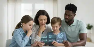 Navigating US Healthcare Landscape 2026: Key Family Changes Family reviewing 2026 US healthcare changes on a tablet