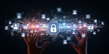 Future of Social Media: Trends & Predictions for the Next 6 Months Futuristic social media landscape with AI and privacy icons