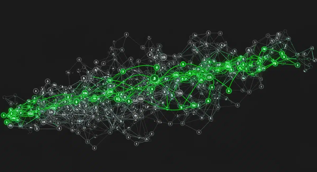 Visualizing the spread of information, verified and unverified news paths.